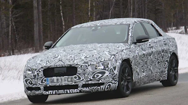 Jaguar XS spy shot front