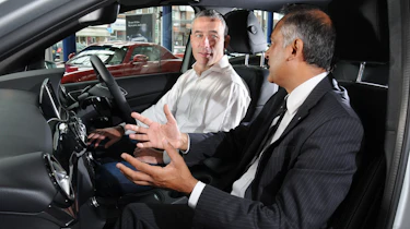 Mercedes B Class hand-over