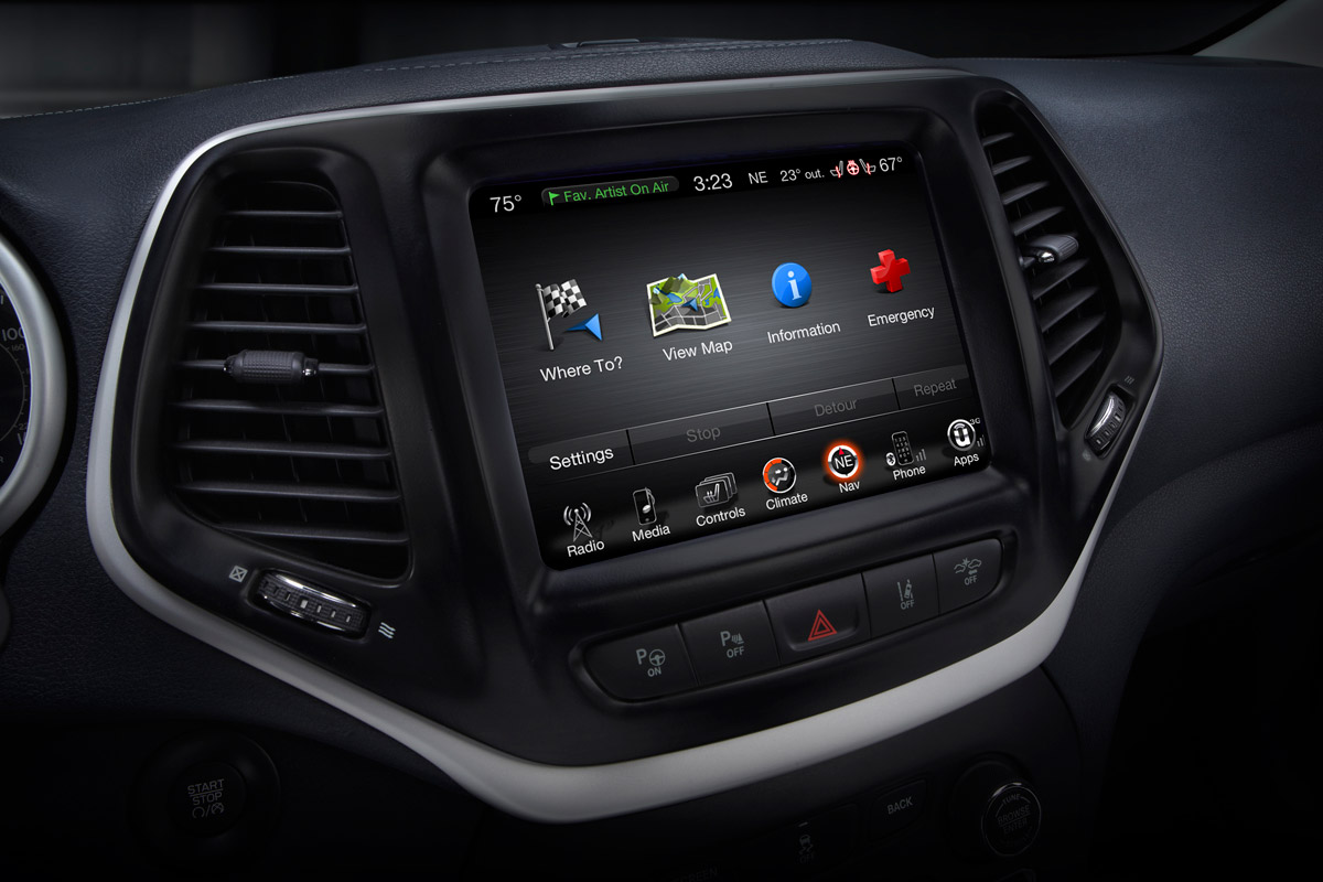 Jeep Cherokee Limited 2014 sat-nav