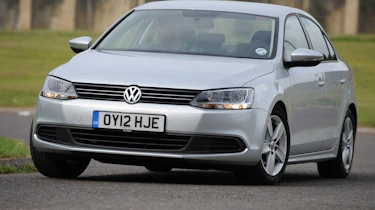 Volkswagen Jetta front cornering