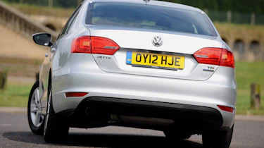 Volkswagen Jetta rear cornering