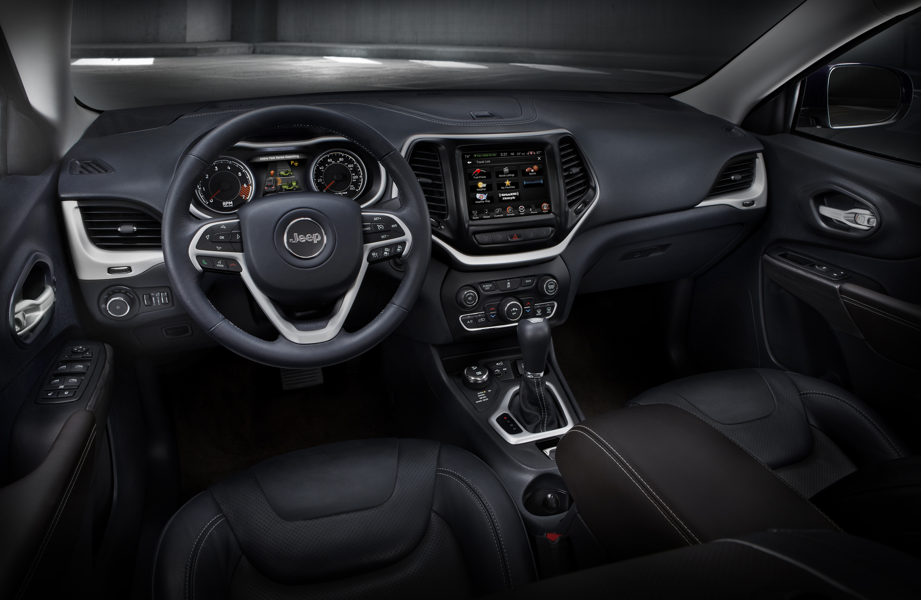 Jeep Cherokee cabin