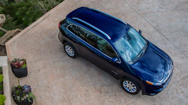 Jeep Cherokee birds-eye view