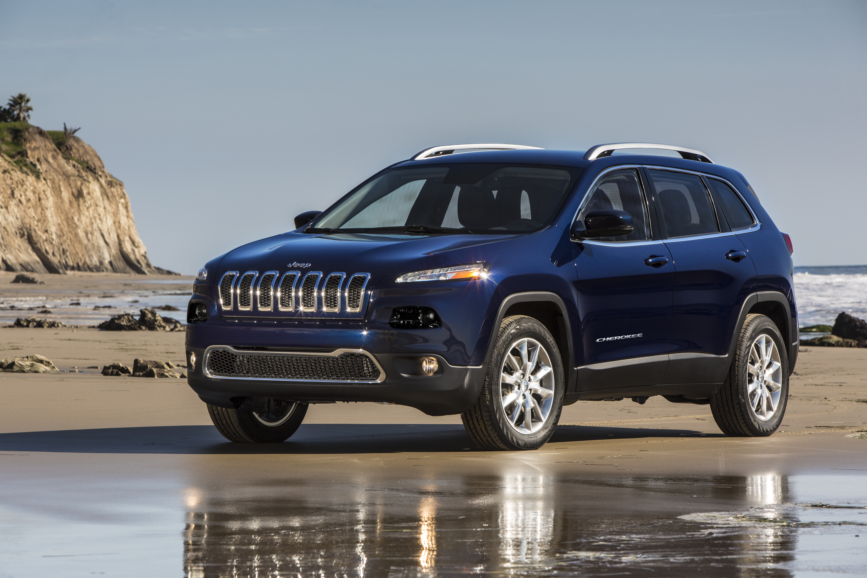 Jeep Cherokee static road