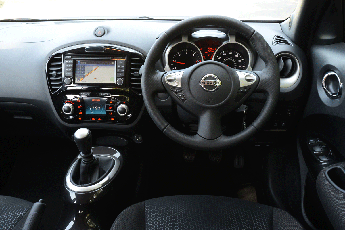 Nissan Juke interior view