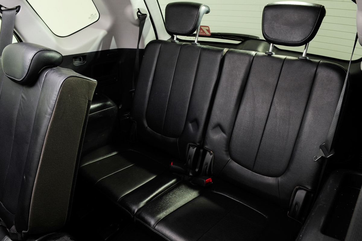 Kia Carens rear seats 