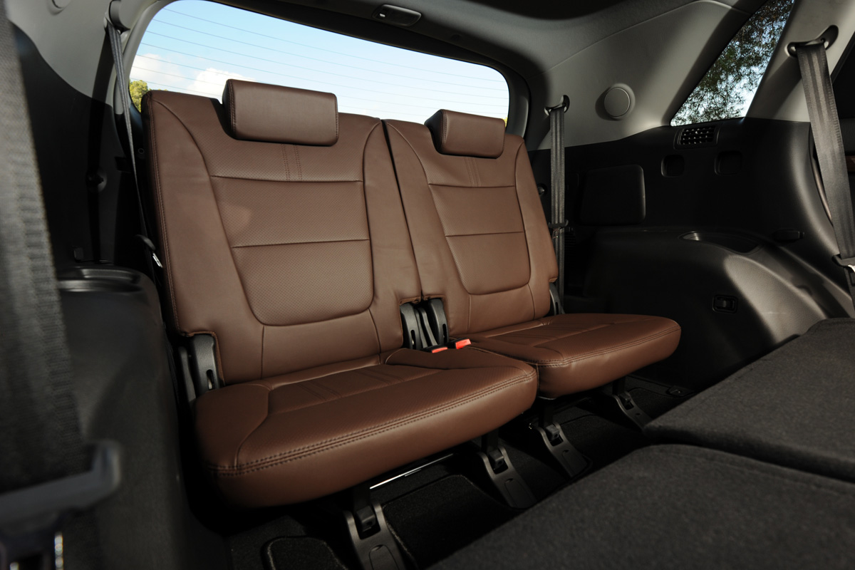 Kia Sorento facelift third row seats