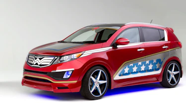 Kia Sportage Wonder Woman Static