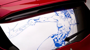 Kia Sportage Wonder Woman detail