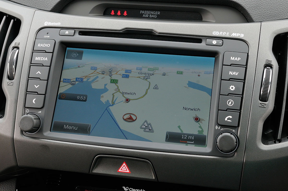 Kia Sportage KX-3 Nav 134 satnav