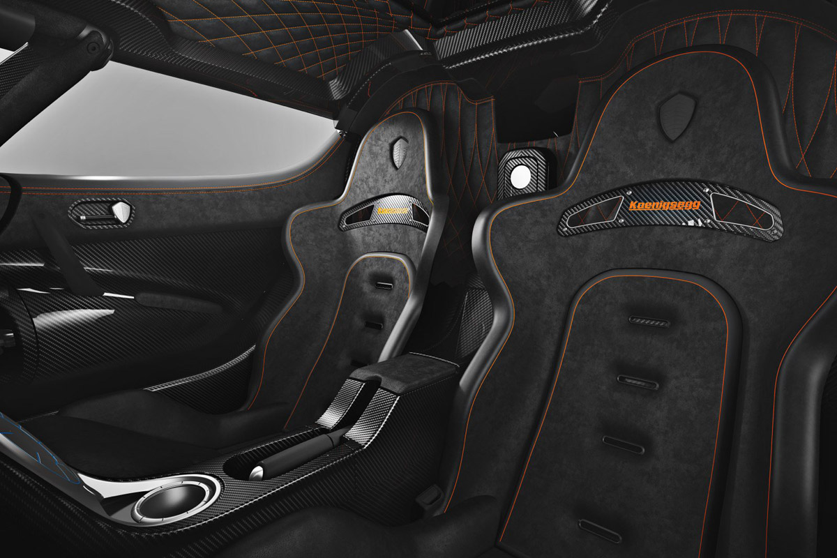 Koenigsegg One:1 interior