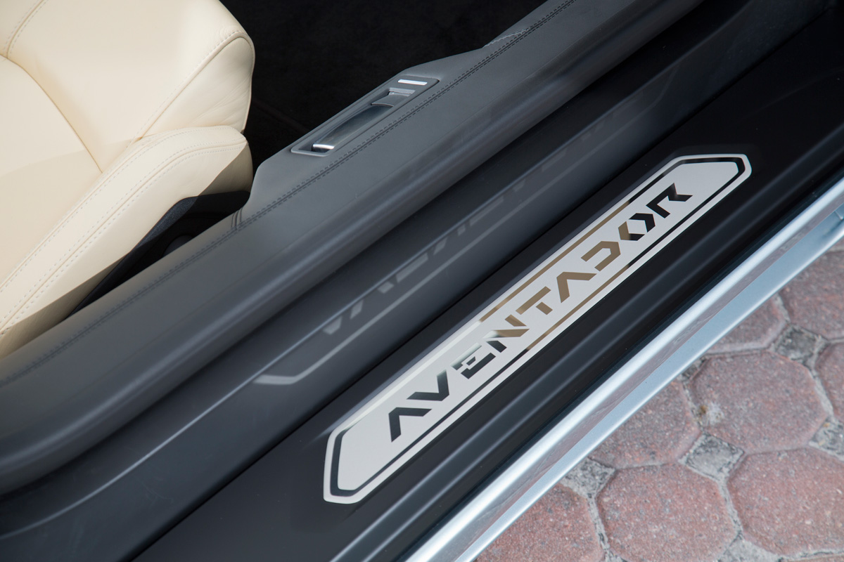 Lamborghini Aventador Roadster detail