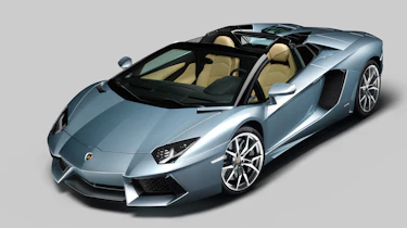 Lamborghini Aventador Roadster front action