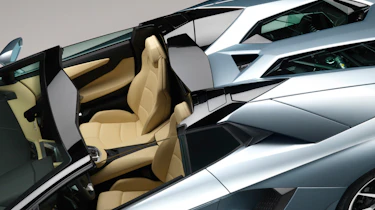 Lamborghini Aventador Roadster interior detail