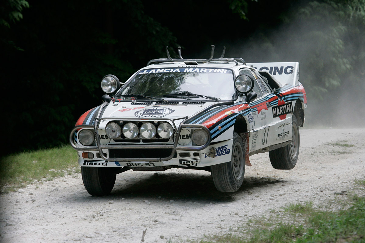 The Lancia 037 was the last rear-whel drive car to win the World Rally Championship.