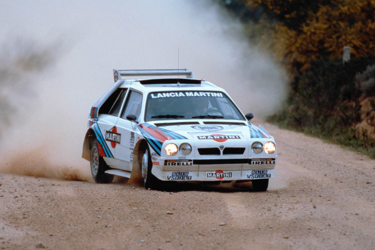 The Lancia Delta S4 is the ultimate version of the Delta, created to compete in the now-banned Group B rally championship.