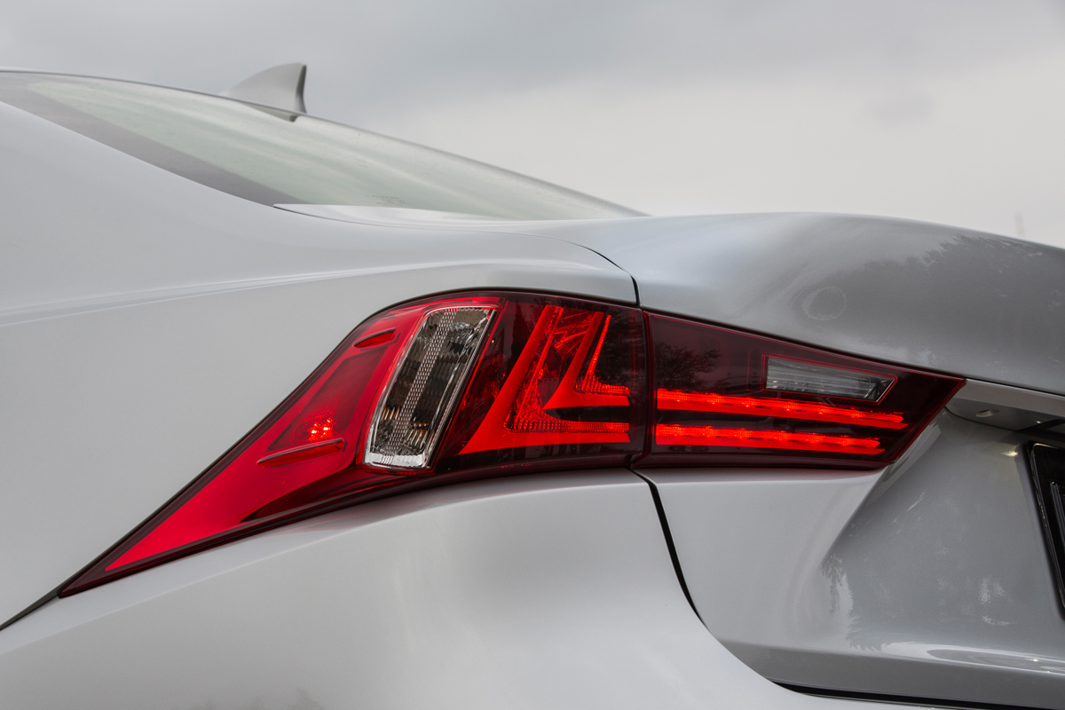 Lexus IS 250 rear light detail