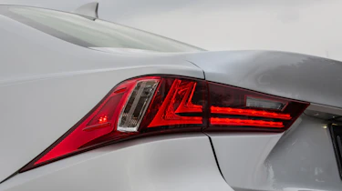 Lexus IS 250 rear light detail