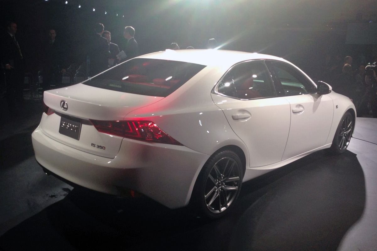 New Lexus IS rear three-quarters