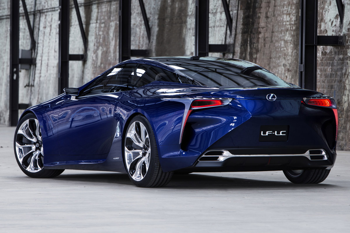 Lexus LF-LC Blue concept rear