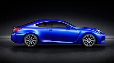 Lexus RC F V8 coupe side 2