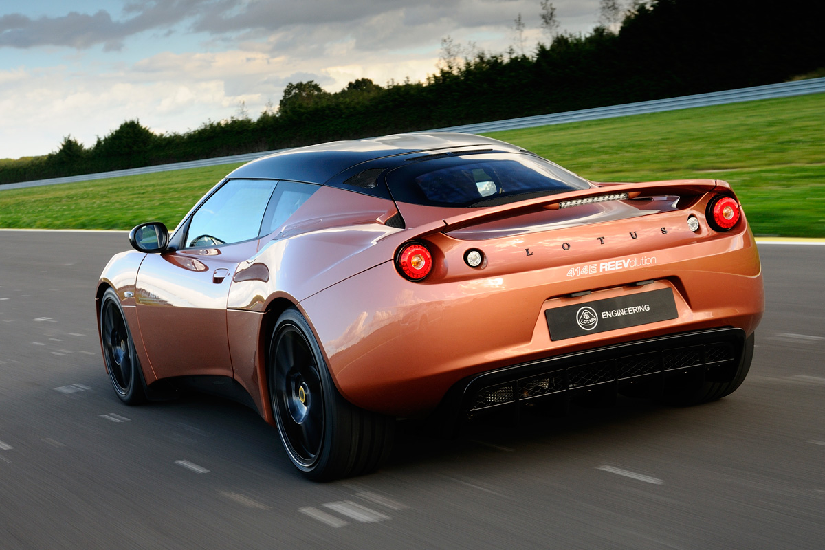Lotus Evora 414E rear action