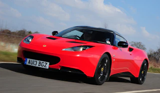 Lotus Evora S front tracking