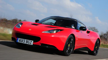 Lotus Evora S front tracking