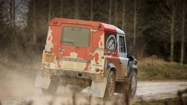 Land Rover Defender Challenge rear action