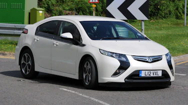 Vauxhall Ampera front cornering