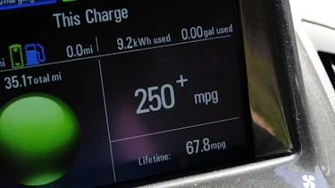 Vauxhall Ampera display