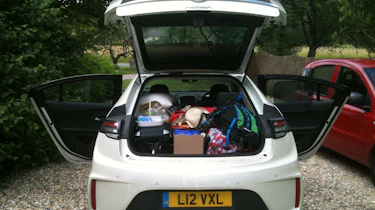 Vauxhall Ampera boot