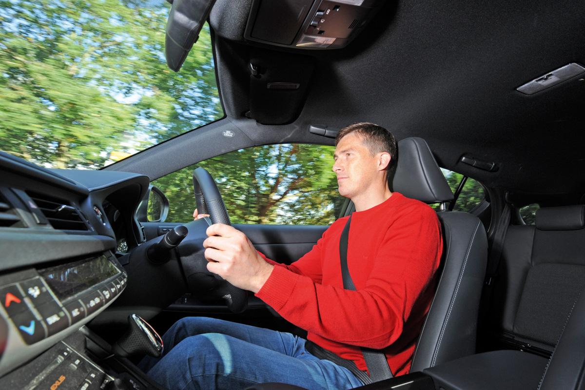 Lexus CT 200h driving