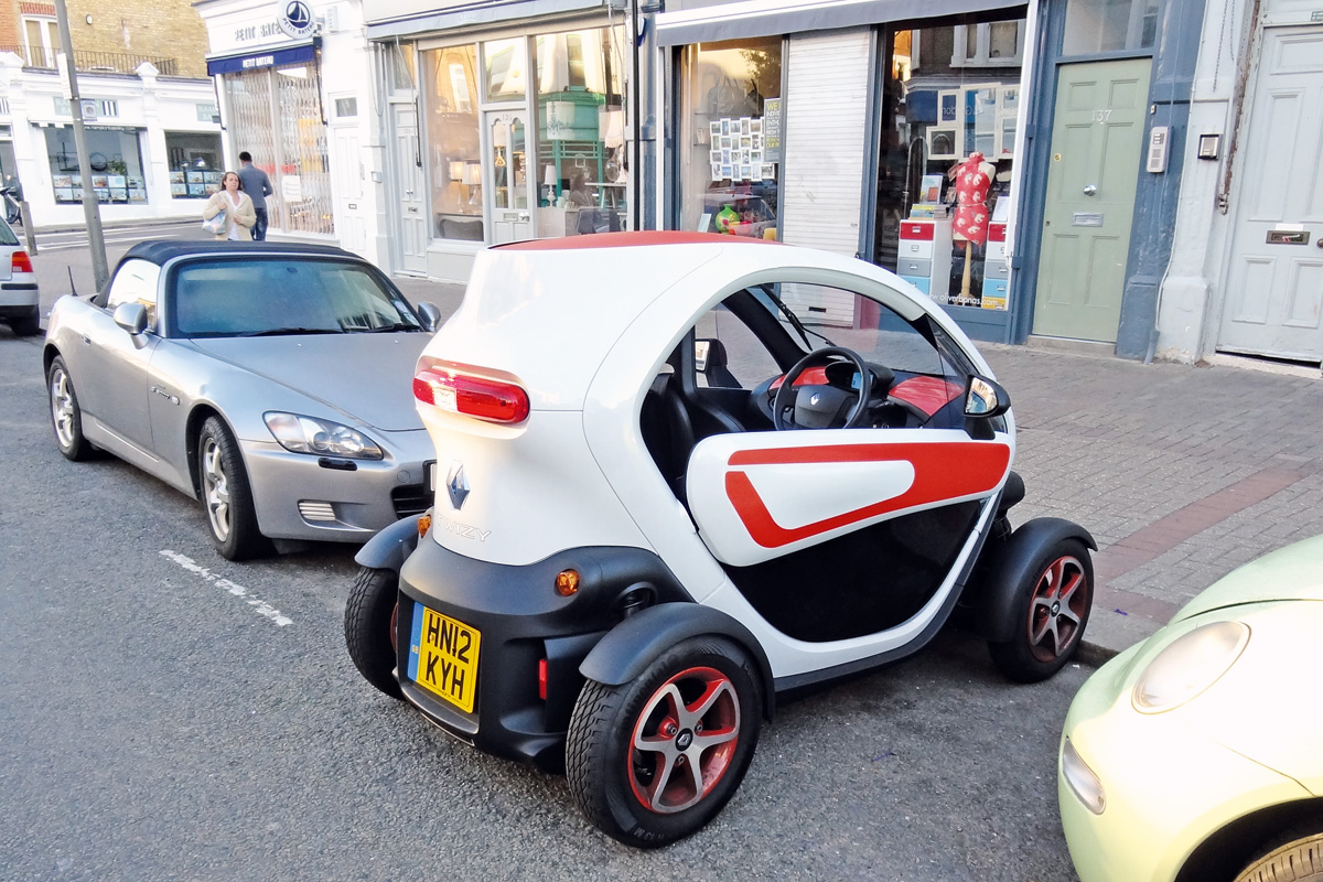 Renault Twizy parked