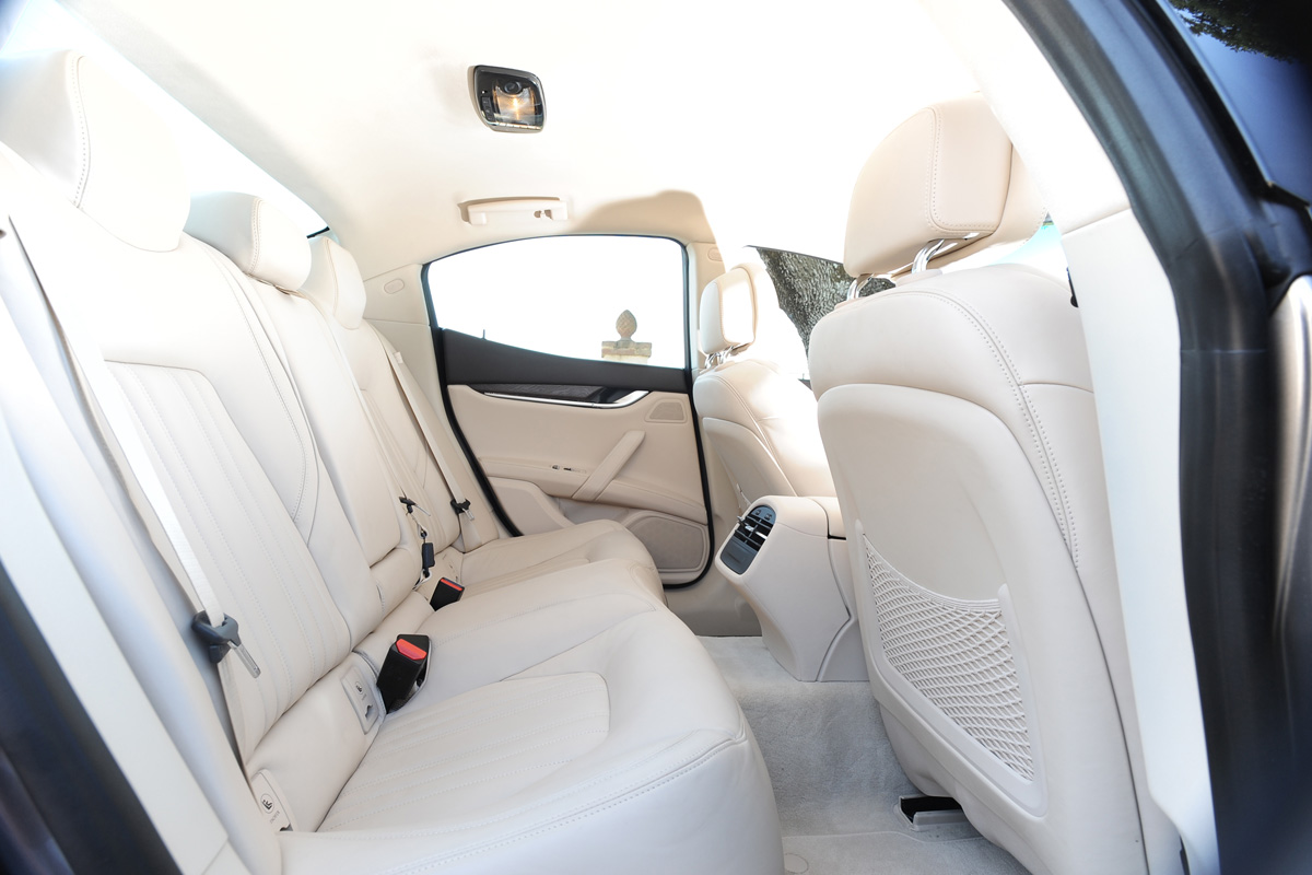 Maserati Ghibli diesel rear seats