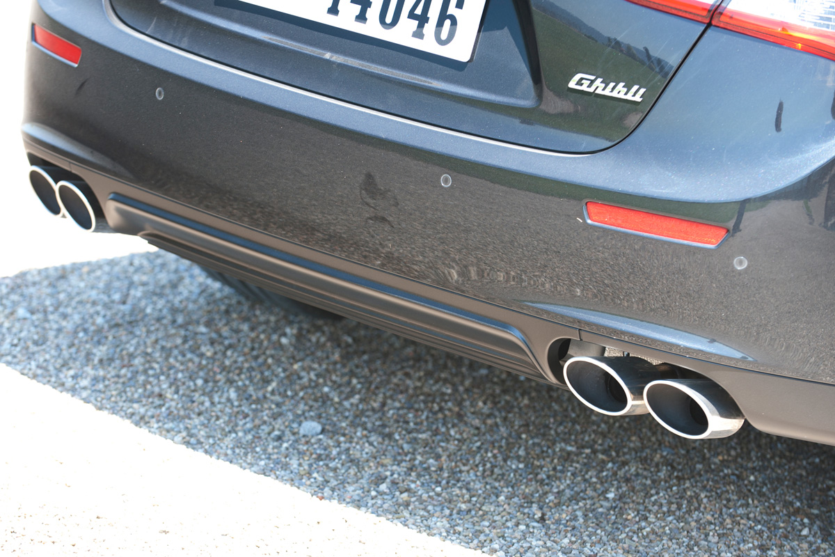 Maserati Ghibli diesel exhausts