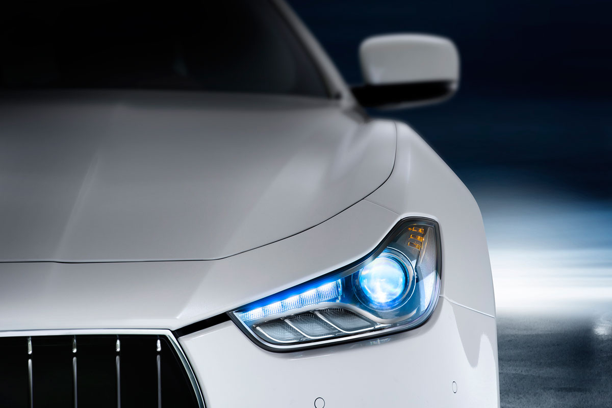 Maserati Ghibli headlights