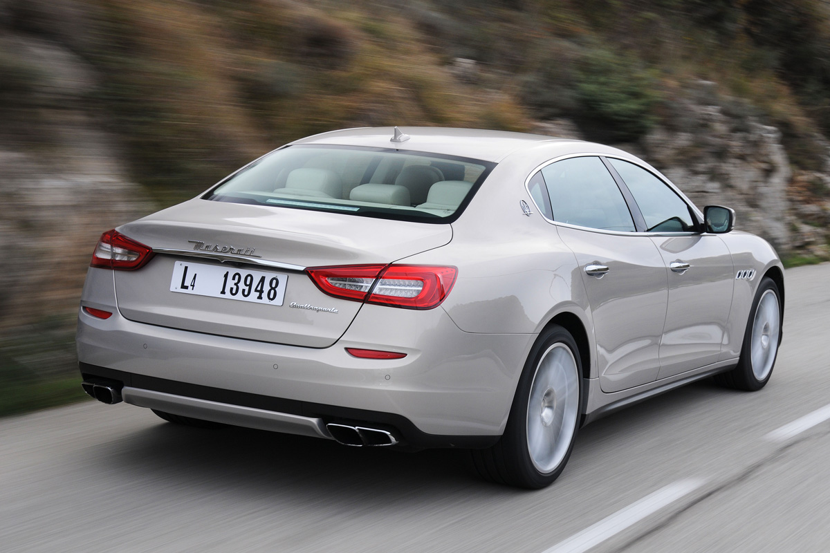 Maserati Quattroporte rear tracking