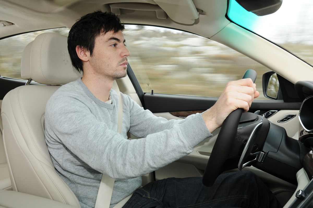 Maserati Quattroporte driving