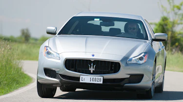 Maserati Quattroporte S front cornering