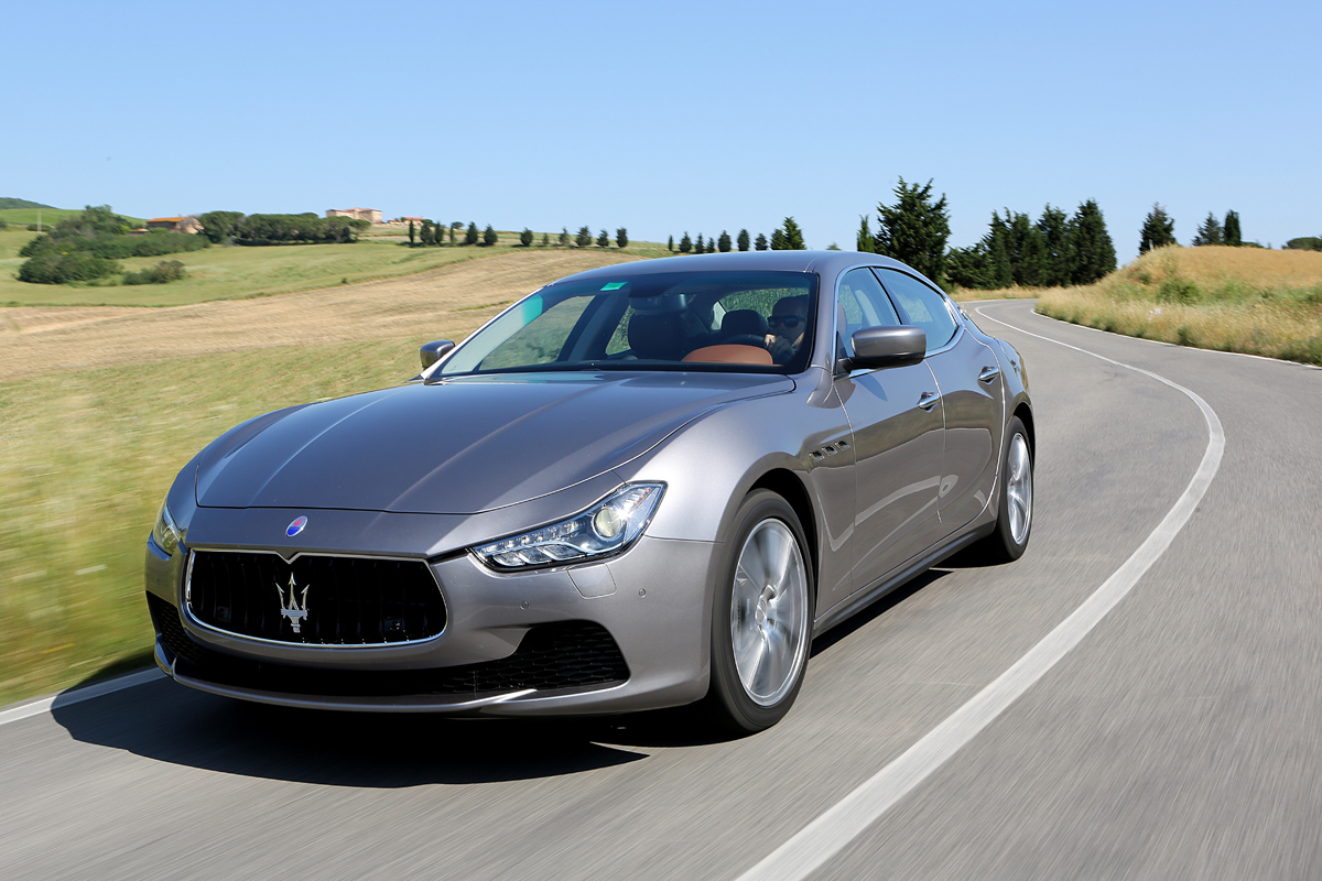Maserati Ghibli front cornering