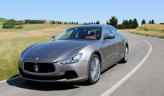 Maserati Ghibli front cornering