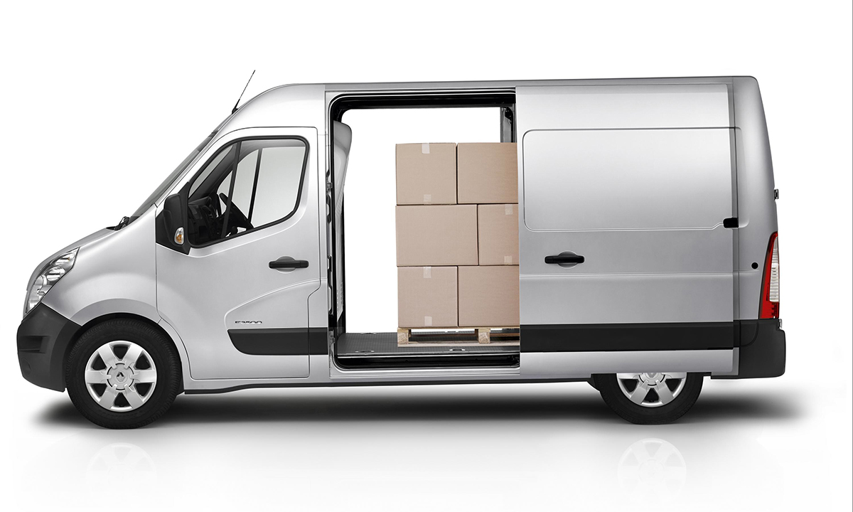 Renault Master left side door open