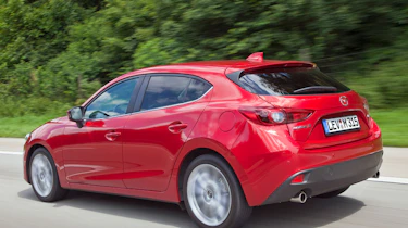 Mazda 3 rear three quarters