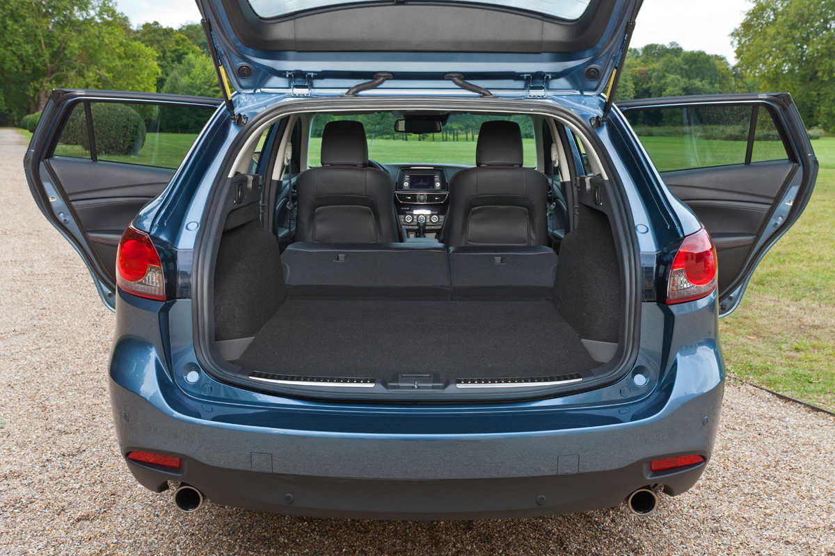 Mazda 6 Tourer boot seats folded