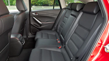 Mazda 6 saloon rear seats