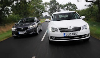 Mazda 6 vs Skoda Superb 2013 header