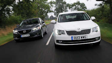 Mazda 6 vs Skoda Superb 2013 header