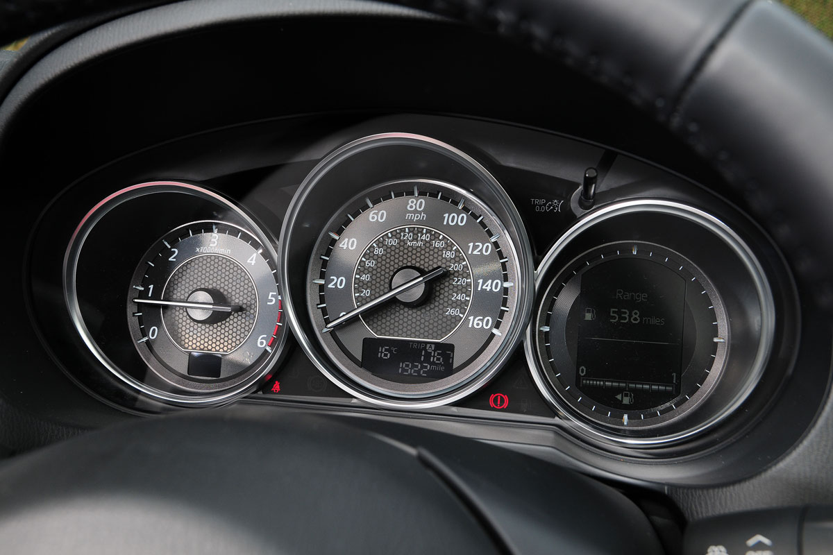 Mazda 6 saloon 2013 dials