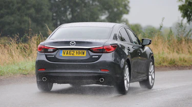 Mazda 6 saloon 2013 rear action